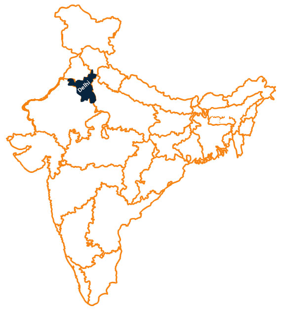 Delhi Sightseeing Map